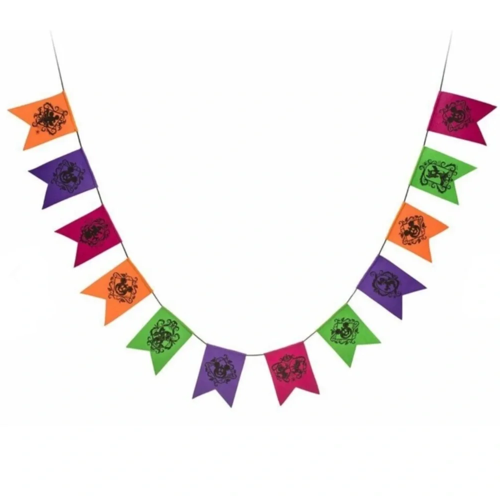 Disney Parks Halloween Garland Banner